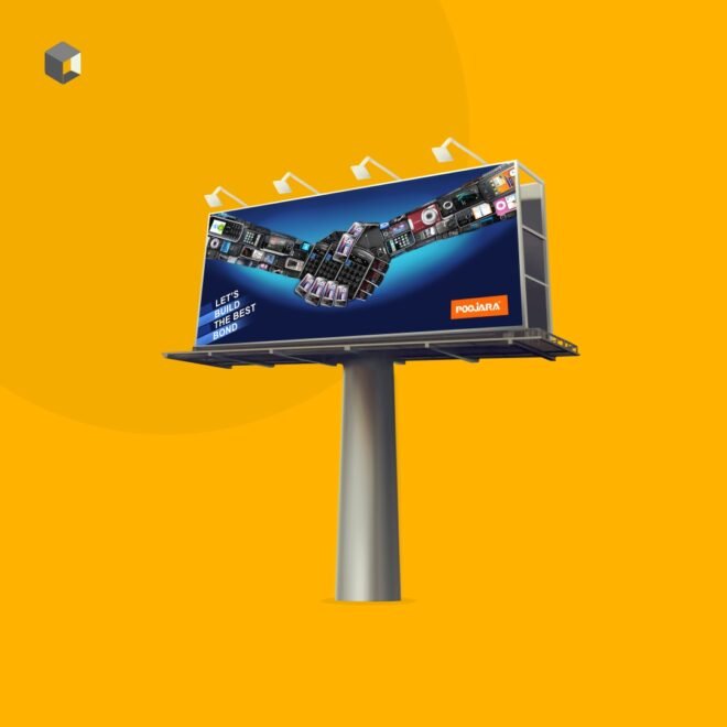 Poojara_Telecom_hording_Branding